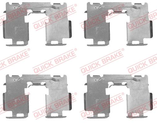 QUICK BRAKE 109-1760 Accessory Kit, disc brake pad