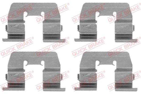 QUICK BRAKE 109-1764 Accessory Kit, disc brake pad