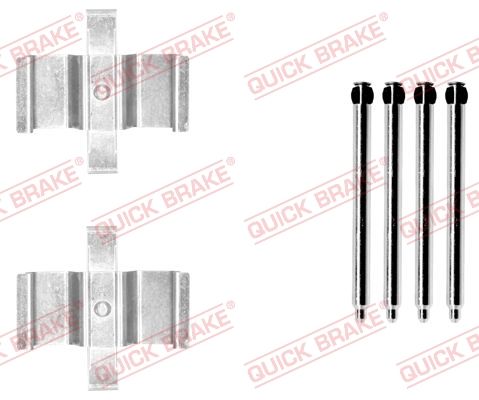 QUICK BRAKE 109-1765 Accessory Kit, disc brake pad