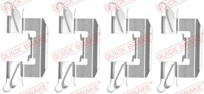 Accessory Kit, disc brake pad QUICK BRAKE 109-1772