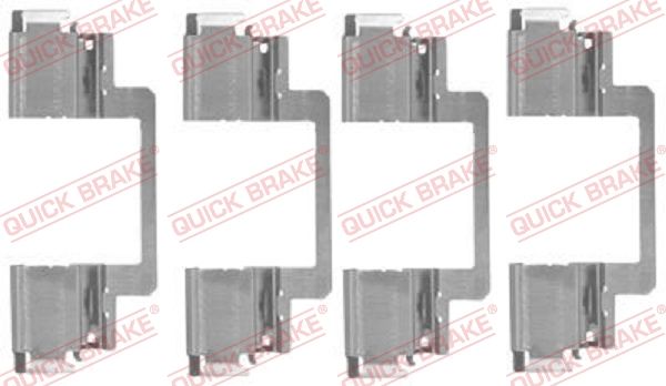 QUICK BRAKE 109-1774 Accessory Kit, disc brake pad