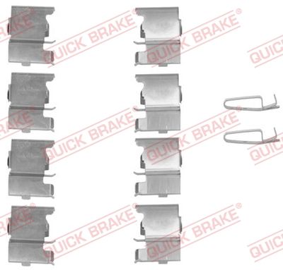 Accessory Kit, disc brake pad QUICK BRAKE 109-1775