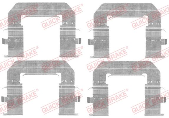 QUICK BRAKE 109-1776 Accessory Kit, disc brake pad