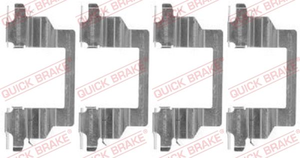 QUICK BRAKE 109-1778 Accessory Kit, disc brake pad