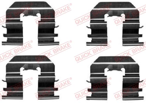 QUICK BRAKE 109-1780 Accessory Kit, disc brake pad