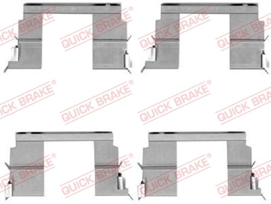 QUICK BRAKE 109-1783 Accessory Kit, disc brake pad