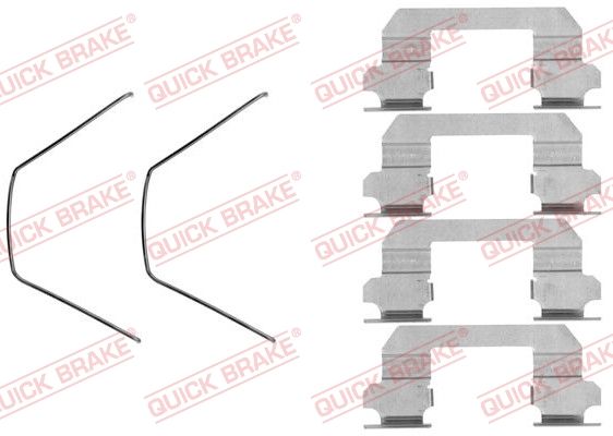 QUICK BRAKE 109-1789 Accessory Kit, disc brake pad