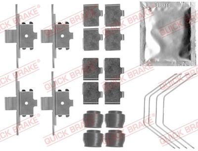 Accessory Kit, disc brake pad QUICK BRAKE 109-1791