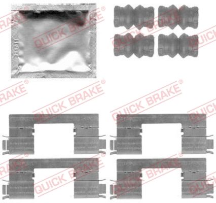 QUICK BRAKE 109-1798 Accessory Kit, disc brake pad