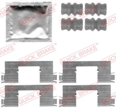 Accessory Kit, disc brake pad QUICK BRAKE 109-1798