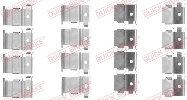 QUICK BRAKE 109-1799 Accessory Kit, disc brake pad