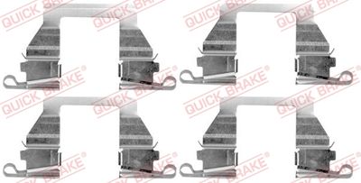 Accessory Kit, disc brake pad QUICK BRAKE 109-1800
