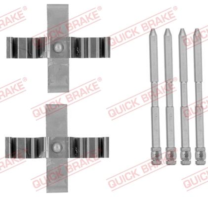 QUICK BRAKE 109-1801 Accessory Kit, disc brake pad