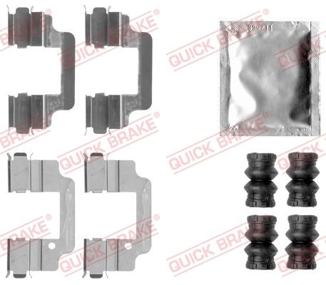 QUICK BRAKE 109-1806 Accessory Kit, disc brake pad