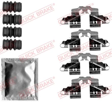 QUICK BRAKE 109-1808 Accessory Kit, disc brake pad