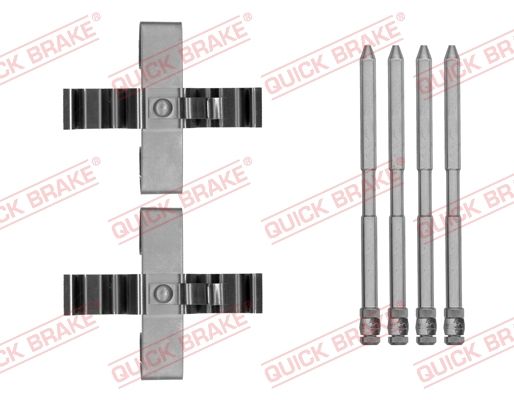 QUICK BRAKE 109-1809 Accessory Kit, disc brake pad