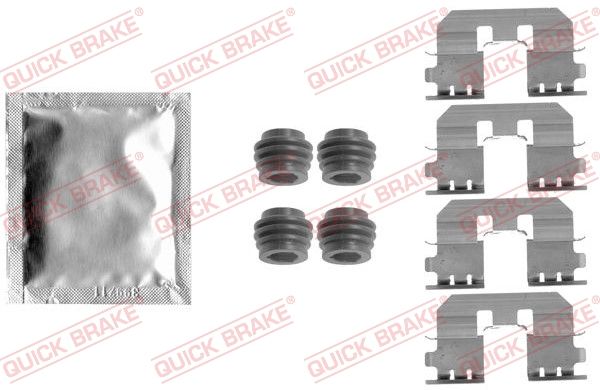 QUICK BRAKE 109-1810 Accessory Kit, disc brake pad