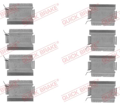 QUICK BRAKE 109-1820 Accessory Kit, disc brake pad