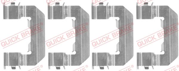 QUICK BRAKE 109-1824 Accessory Kit, disc brake pad