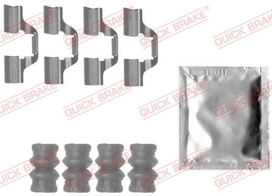 QUICK BRAKE 109-1827 Accessory Kit, disc brake pad