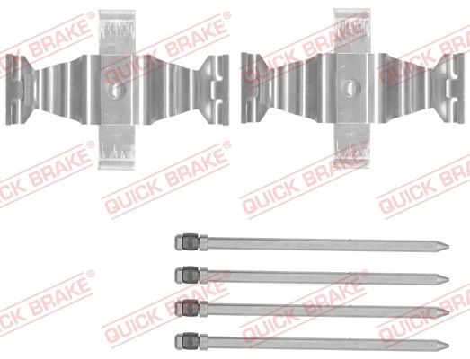QUICK BRAKE 109-1829 Accessory Kit, disc brake pad