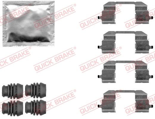 QUICK BRAKE 109-1844 Accessory Kit, disc brake pad
