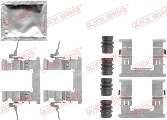 QUICK BRAKE 109-1853 Accessory Kit, disc brake pad