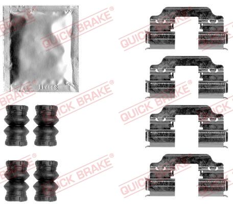 QUICK BRAKE 109-1858 Accessory Kit, disc brake pad