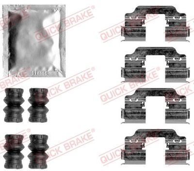 Accessory Kit, disc brake pad QUICK BRAKE 109-1858