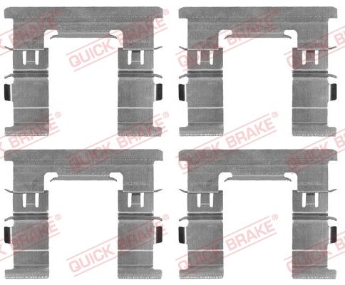 QUICK BRAKE 109-1869 Accessory Kit, disc brake pad