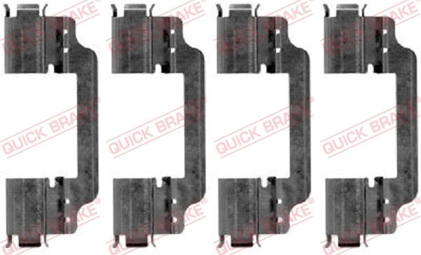 QUICK BRAKE 109-1871 Accessory Kit, disc brake pad