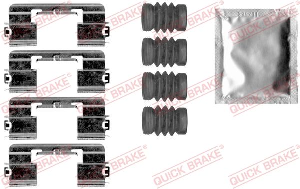 QUICK BRAKE 109-1875 Accessory Kit, disc brake pad