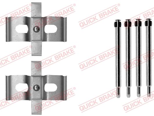 QUICK BRAKE 109-1878 Accessory Kit, disc brake pad