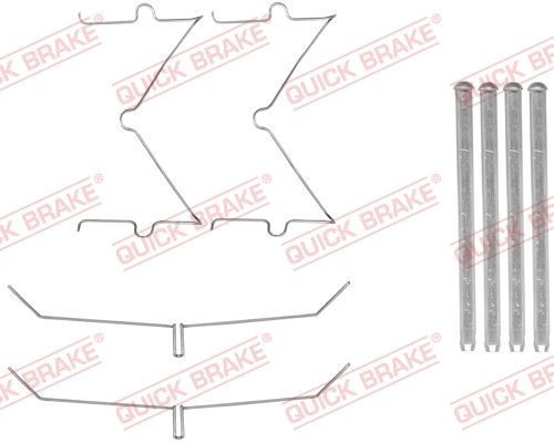 QUICK BRAKE 109-1885 Accessory Kit, disc brake pad