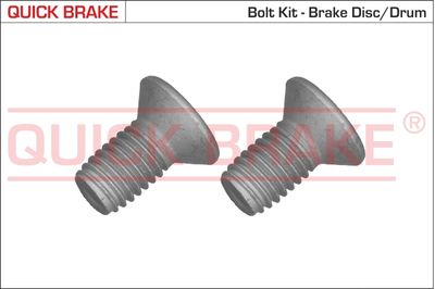 Screw Set, brake disc QUICK BRAKE 11670K