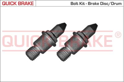 Screw Set, brake disc QUICK BRAKE 11677K