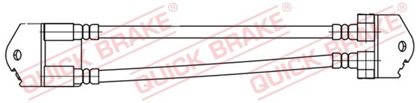 QUICK BRAKE 25.009 Brake Hose