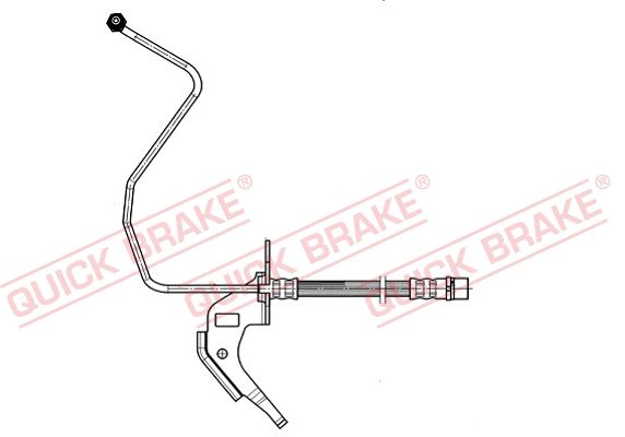 QUICK BRAKE 35.914 Brake Hose
