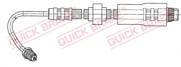 QUICK BRAKE 37.929 Brake Hose