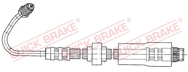 QUICK BRAKE 37.930 Brake Hose