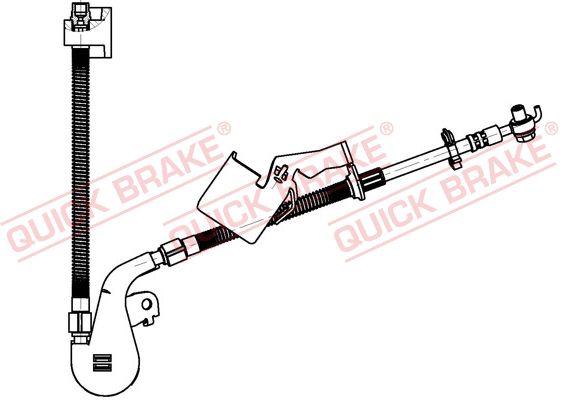 QUICK BRAKE 50.703X Brake Hose