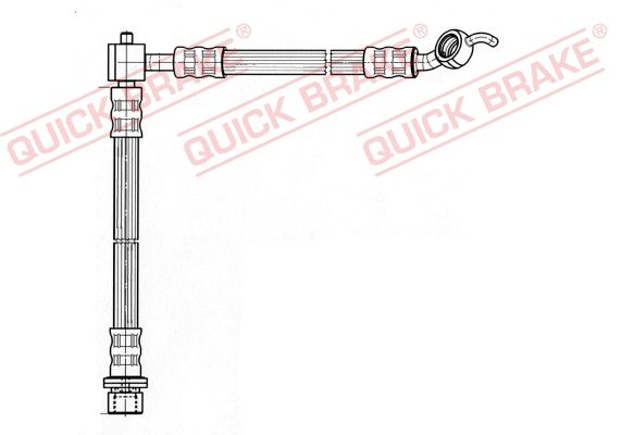 QUICK BRAKE 50.833 Brake Hose