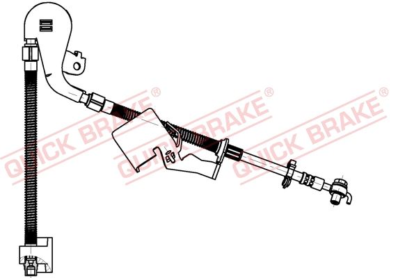 QUICK BRAKE 50.704X Brake Hose