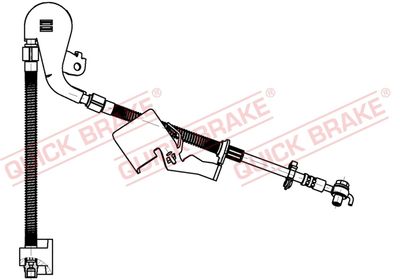 Brake Hose QUICK BRAKE 50.704X