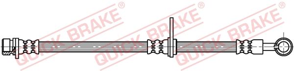 QUICK BRAKE 50.714 Brake Hose