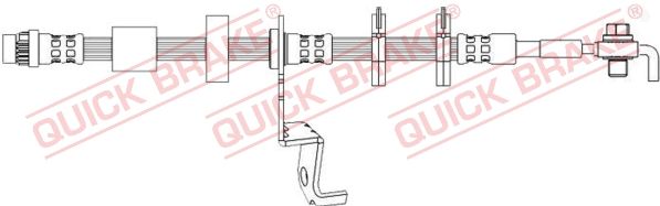 QUICK BRAKE 50.726X Brake Hose