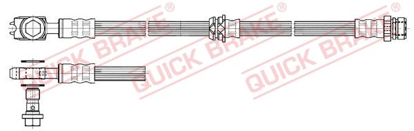 QUICK BRAKE 50.832X Brake Hose