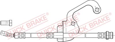 Brake Hose QUICK BRAKE 50.838X
