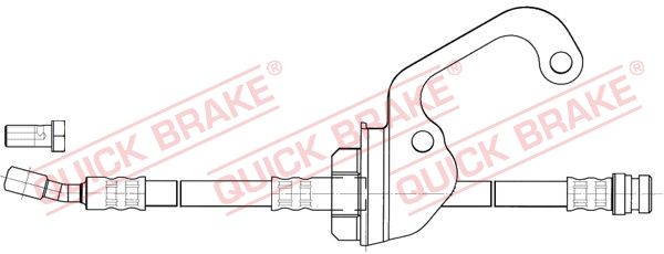 QUICK BRAKE 50.839X Brake Hose