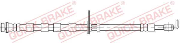 QUICK BRAKE 58.867 Brake Hose